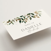 "Garden Serenity" - Place Cards in Greenery by Itsy Belle Studio - Detail