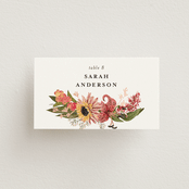 "Harmony" - Place Cards in Summer by Susan Moyal - Front with Free Guest Printing
