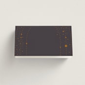 "North" - Place Cards in Twilight by Baumbirdy - Folded Back of Card