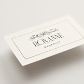 "Unite" - Place Cards in Opal by Leah Bisch - Detail