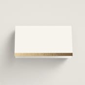 "Defined" - Place Cards in Snow by mo kelley - Blank front