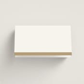 "Defined" - Place Cards in Snow by mo kelley - Folded Back of Card