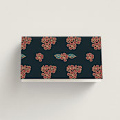 "Wedding birds" - Place Cards in Onyx by Ana de Sousa - Folded Back of Card