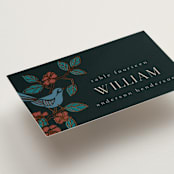 "Wedding birds" - Place Cards in Onyx by Ana de Sousa - Detail