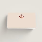 "Autumn Leafs" - Place Cards in Autumn by Itsy Belle Studio - Blank front