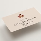 "Autumn Leafs" - Place Cards in Autumn by Itsy Belle Studio - Detail