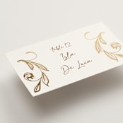 "Bella Bellissima" - Place Cards in Blush by Ani Somi - Detail