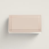 "Champagne" - Place Cards in Rose by Ani Somi - Blank front