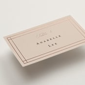 "Champagne" - Place Cards in Rose by Ani Somi - Detail