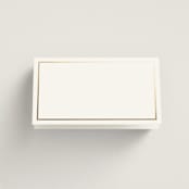 "Gilded Frame" - Place Cards in Pearl by Nicole Walsh - Blank front
