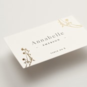 "Floral Enlace" - Place Cards in Blanc by Pati Cascino - Detail