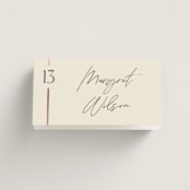 "Together" - Place Cards in Cream Puff by Pixel and Hank - Folded with Free Guest Printing