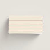 "Together" - Place Cards in Cream Puff by Pixel and Hank - Folded Back of Card