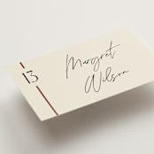 "Together" - Place Cards in Cream Puff by Pixel and Hank - Detail