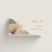 "Jasmine" - Place Cards in Dusk by Susan Moyal - Folded with Free Guest Printing