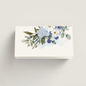 "Layered florals" - Place Cards in Serenity by Susan Moyal - Folded Back of Card