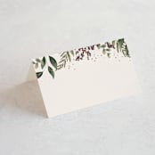 "evergreen" - Place Cards in Shamrock by Leah Bisch - Blank front