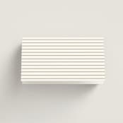 "Chic Monogram" - Place Cards in Porcelain by Mansi Verma - Folded Back of Card