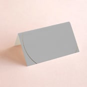 "lili" - Place Cards in Ash by Lori Wemple - Blank front