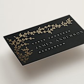 "Beautiful Chuppah" - Place Cards in Midnight by Ana de Sousa - Detail