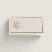 "Shraddha" - Place Cards in Celestial by Deynaaz Daraei - Blank front
