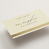 "Aatreya" - Place Cards in Marigold by Pati Cascino - Detail