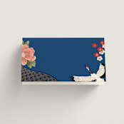 "kimono" - Place Cards in Ocean by Elly - Blank front
