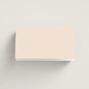 "LOVEBIRDS" - Place Cards in Cream by Elly - Folded Back of Card