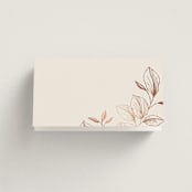 "Lovely" - Place Cards in Creme by Stardust Design Studio - Blank front