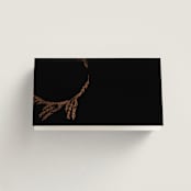 "Locket" - Place Cards in Pearl by Erin L. Wilson - Blank front