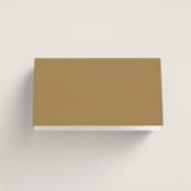 "Elegant Henna" - Place Cards in Champagne by Oma N. Ramkhelawan - Folded Back of Card