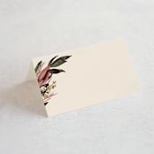 "Sunset Florals" - Place Cards in Copper by Susan Moyal - Blank front