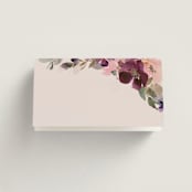 "Fleur" - Place Cards in Blush by Lori Wemple - Blank front