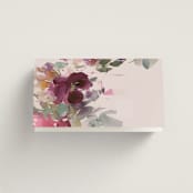 "Fleur" - Place Cards in Blush by Lori Wemple - Folded Back of Card