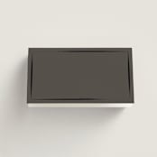 "Bow" - Place Cards in Tuxedo by Corinne Malesic - Blank front