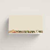 "In The Garden" - Place Cards in Sherbert by Leah Bisch - Blank front