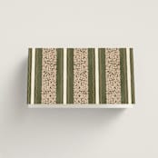 "In The Garden" - Place Cards in Sherbert by Leah Bisch - Folded Back of Card