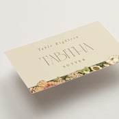 "In The Garden" - Place Cards in Sherbert by Leah Bisch - Detail