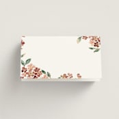 "Sweeping Vine" - Place Cards in Dusty Rose by Itsy Belle Studio - Blank front