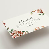 "Sweeping Vine" - Place Cards in Dusty Rose by Itsy Belle Studio - Detail