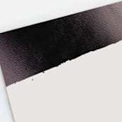 "Halcyon" - Place Cards in Tuxedo by Leah Bisch - Detail