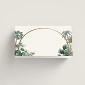 "The Greenhouse" - Place Cards in Seagreen by Elly - Blank front