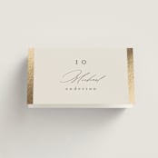 "Surround" - Place Cards in Sand by Nicole Walsh - Folded with Free Guest Printing