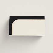 "Tuxedo" - Place Cards in Black Tie by Carolyn Nicks - Blank front