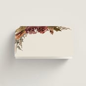 "poetique" - Place Cards in Autumn by Kate Ahn - Blank front