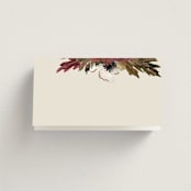 "poetique" - Place Cards in Autumn by Kate Ahn - Folded Back of Card