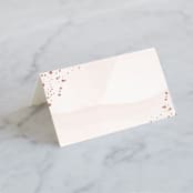 "Formal Watercolor" - Place Cards in Bashful by Jennifer Postorino - Blank front
