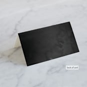 "Lux branch" - Place Cards in Pepper by Stacey Meacham - Folded Back of Card