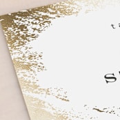 "Edgy Charm" - Place Cards in Ivory by Kimberly FitzSimons - Detail