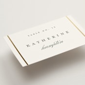 "Refined style" - Place Cards in Slate by Stacey Meacham - Detail
